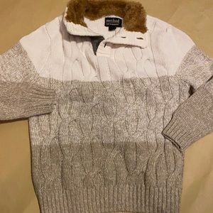 Method cotton knitted sweater size 5